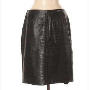 100% Leather Skirt | Kate Hill | Size 6